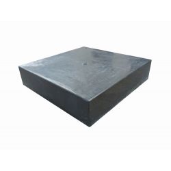 Granit-Wasserspiel Sevilla, schwarz, poliert, 65x65x15 cm, Komplettset